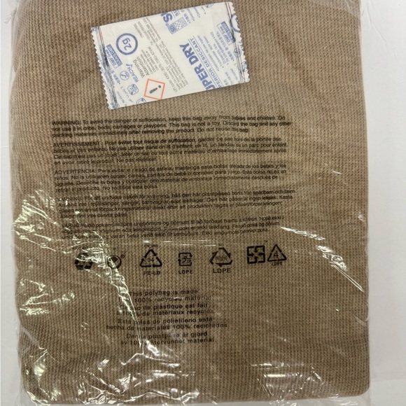 Mens Banana Republic Long Sleeve Waffle Pullover Large Brown NWT - Picture 3 of 6